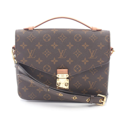 ポシェット メティス MM モノグラム ハンドバッグ PVC レザー ブラウン 2WAY ルイヴィトン バッグ LOUIS VUITTON