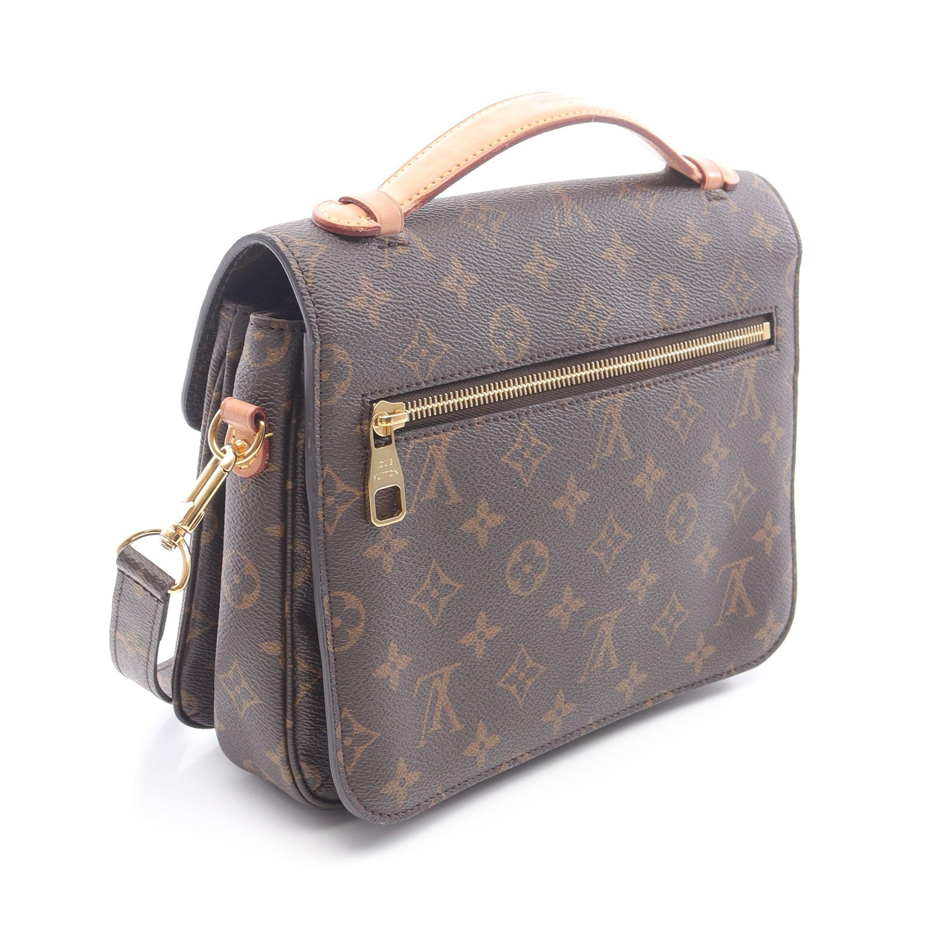ポシェット メティス MM モノグラム ハンドバッグ PVC レザー ブラウン 2WAY ルイヴィトン バッグ LOUIS VUITTON
