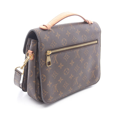 ポシェット メティス MM モノグラム ハンドバッグ PVC レザー ブラウン 2WAY ルイヴィトン バッグ LOUIS VUITTON