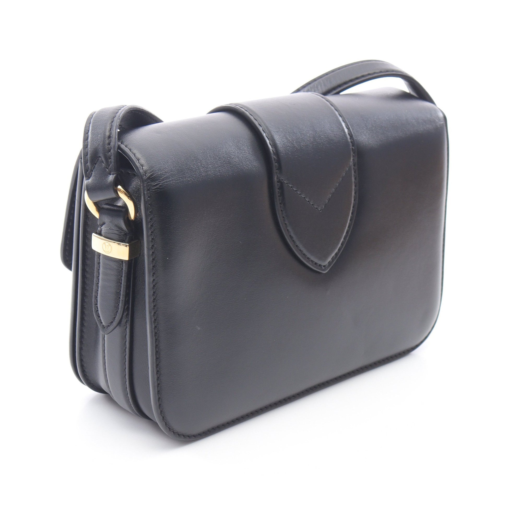 LV PONT9 LVポンヌフ ノワール ショルダーバッグ レザー ブラック ルイヴィトン バッグ LOUIS VUITTON