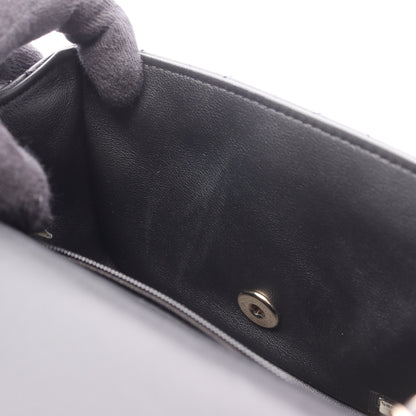 ミニマトラッセ チェーンショルダーバッグ ラムスキン ブラック ゴールド金具 シャネル バッグ CHANEL