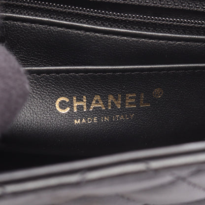 ミニマトラッセ チェーンショルダーバッグ ラムスキン ブラック ゴールド金具 シャネル バッグ CHANEL