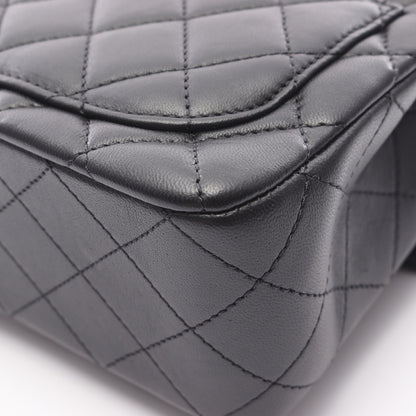 ミニマトラッセ チェーンショルダーバッグ ラムスキン ブラック ゴールド金具 シャネル バッグ CHANEL