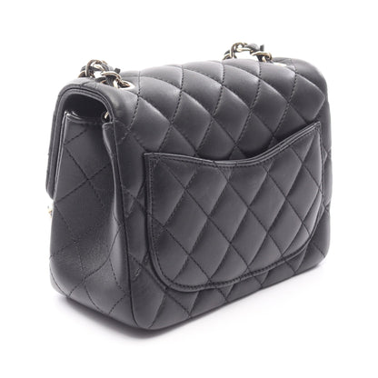 ミニマトラッセ チェーンショルダーバッグ ラムスキン ブラック ゴールド金具 シャネル バッグ CHANEL