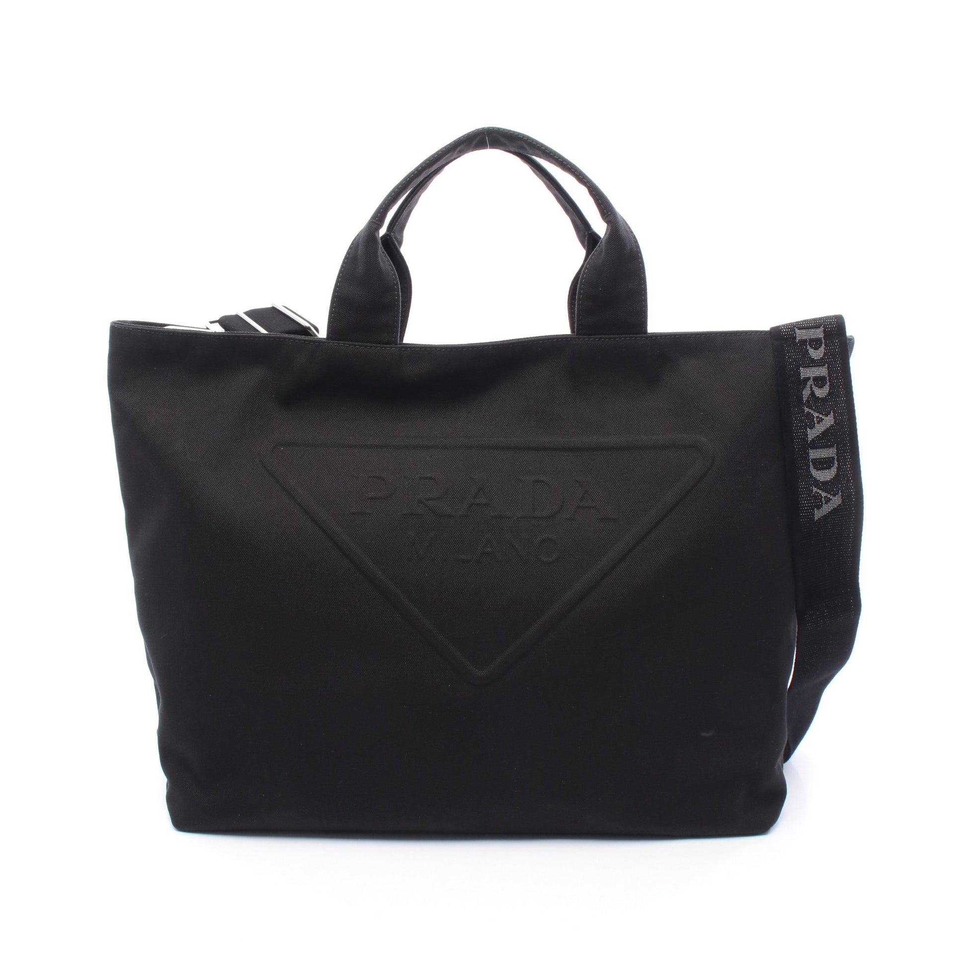 CANAPA カナパ ハンドバッグ トートバッグ キャンバス ブラック 2WAY 