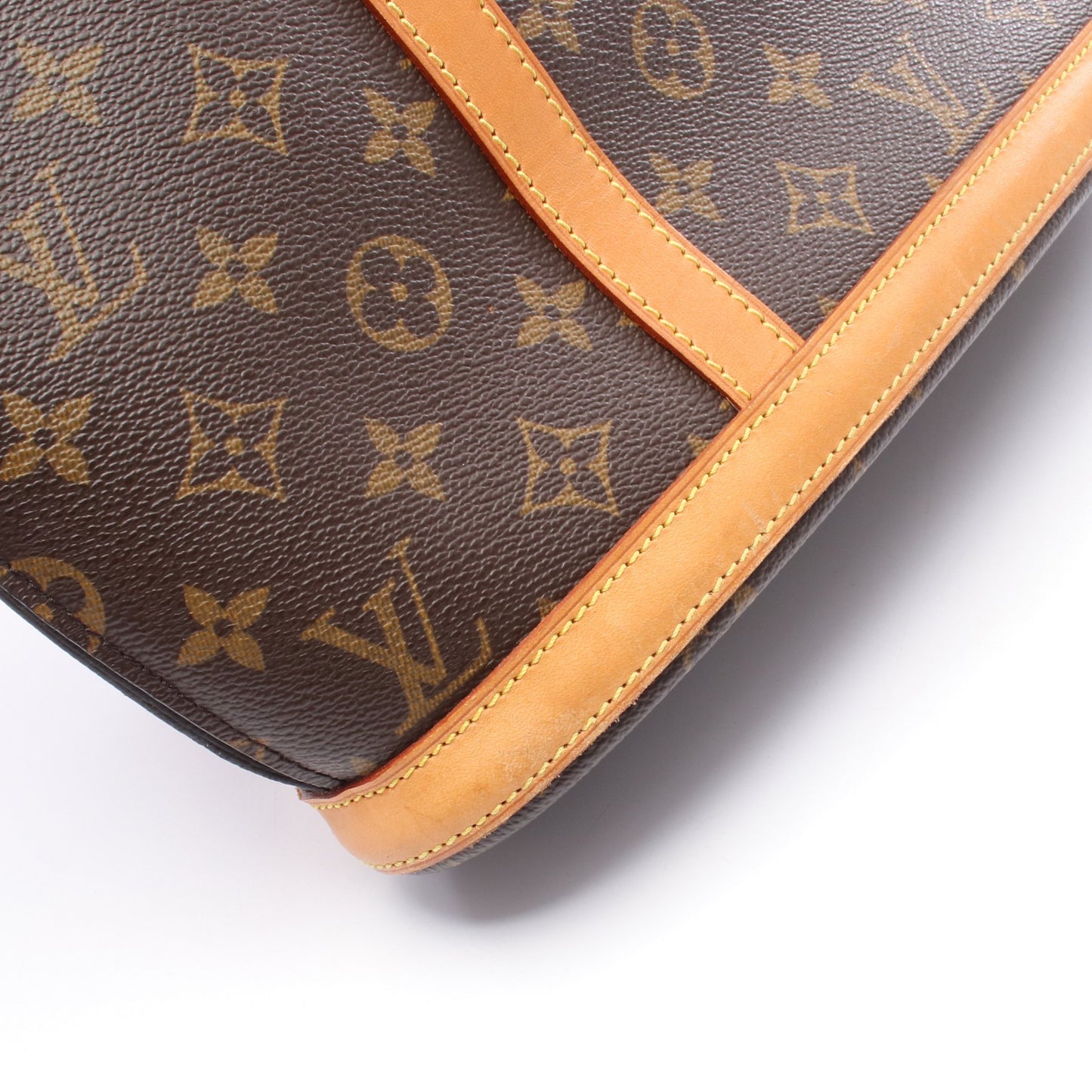 バビロン モノグラム ショルダーバッグ PVC レザー ブラウン ルイヴィトン バッグ LOUIS VUITTON