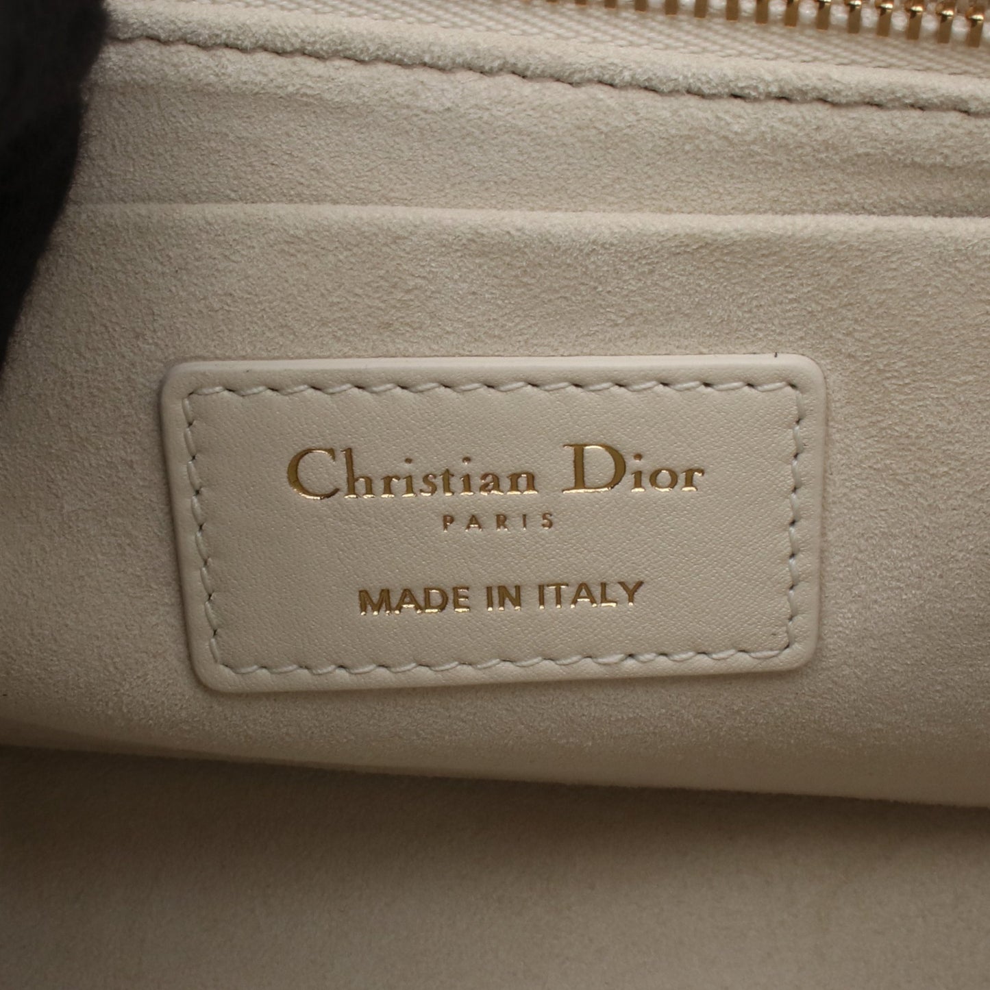 レディ 95.22 カナージュ ハンドバッグ レザー オフホワイト 2WAY クリスチャンディオール バッグ Christian Dior