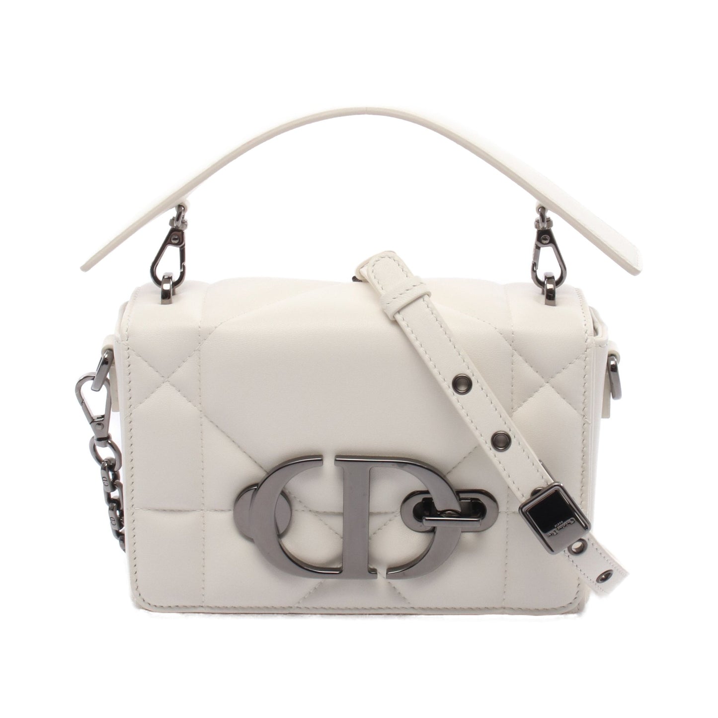 30 MONTAIGNE モンテーニュ ハンドバッグ レザー ホワイト 2WAY クリスチャンディオール バッグ Christian Dior