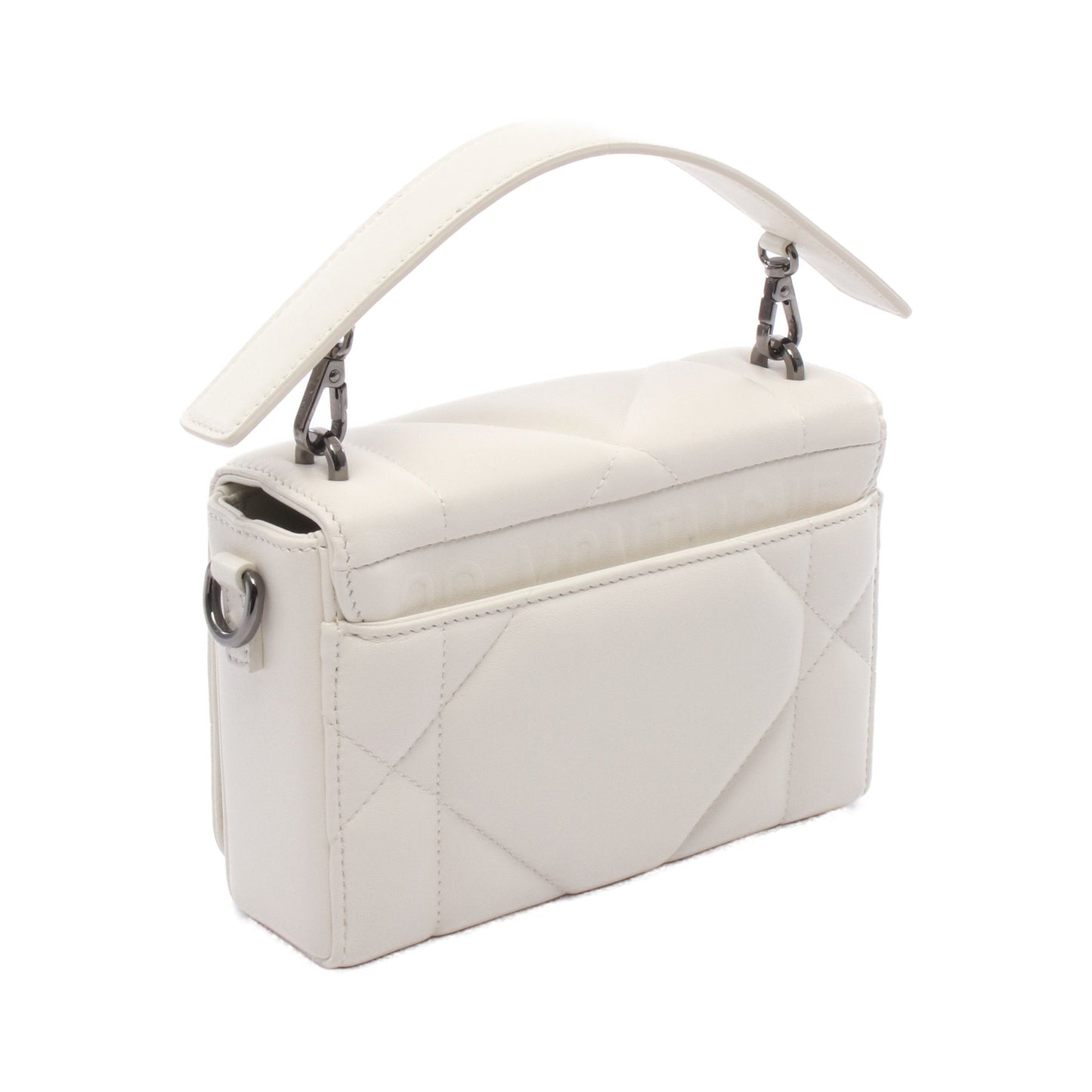 30 MONTAIGNE モンテーニュ ハンドバッグ レザー ホワイト 2WAY クリスチャンディオール バッグ Christian Dior