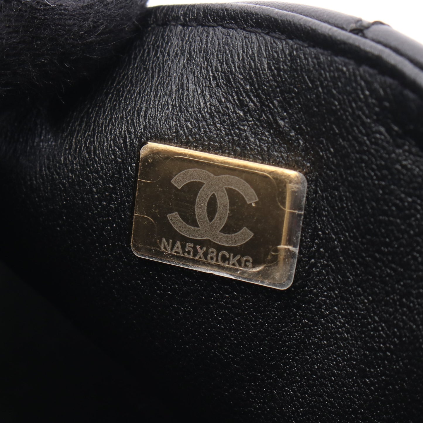 2.55 ミニマトラッセ Wチェーンショルダーバッグ レザー ブラック ゴールド金具 シャネル バッグ CHANEL