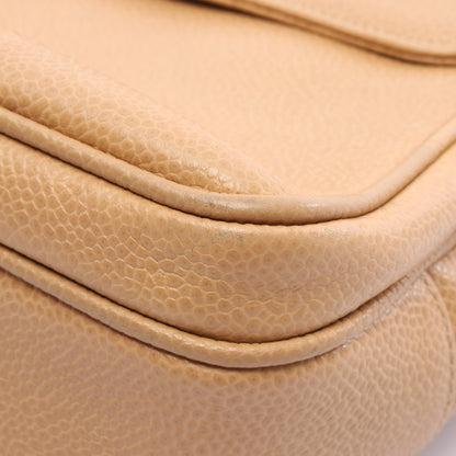 マトラッセ PST チェーンショルダーバッグ チェーントートバッグ キャビアスキン ベージュ ゴールド金具 シャネル バッグ CHANEL