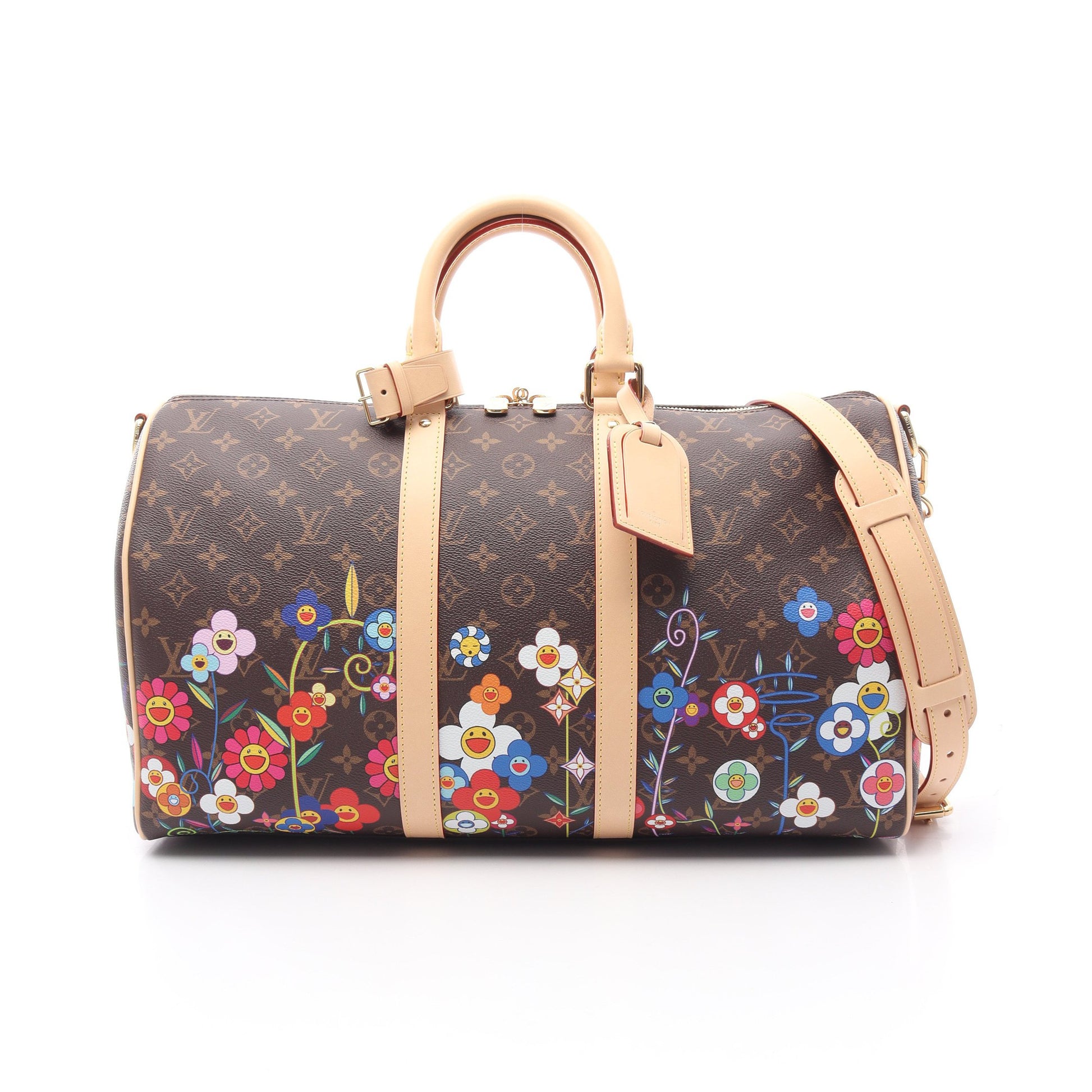 LOUIS VUITTON × 村上隆 キーポル バンドリエール45 モノグラム  