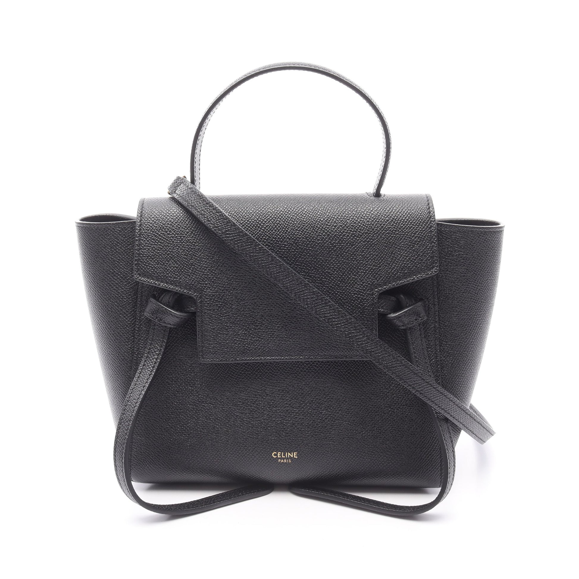 BELT BAG NANO ベルトバッグ ナノ ハンドバッグ レザー ブラック 2WAY セリーヌ バッグ CELINE