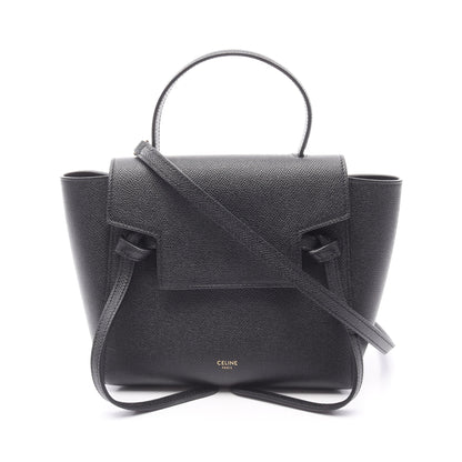 BELT BAG NANO ベルトバッグ ナノ ハンドバッグ レザー ブラック 2WAY セリーヌ バッグ CELINE