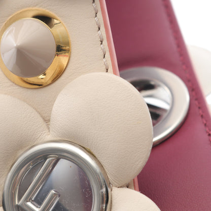 ストラップユー エフイズ ショルダーストラップ フラワー レザー ライトベージュ マルチカラー フェンディ 財布・小物 FENDI
