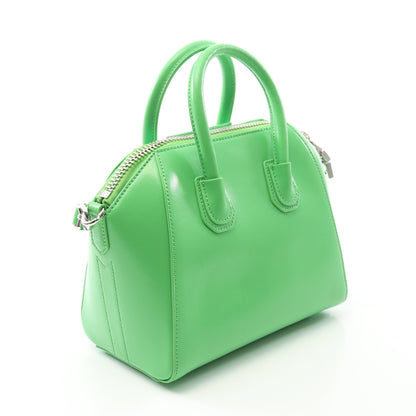 ANTIGONA アンティゴナ ミニ ハンドバッグ レザー グリーン 2WAY ジバンシィ バッグ GIVENCHY