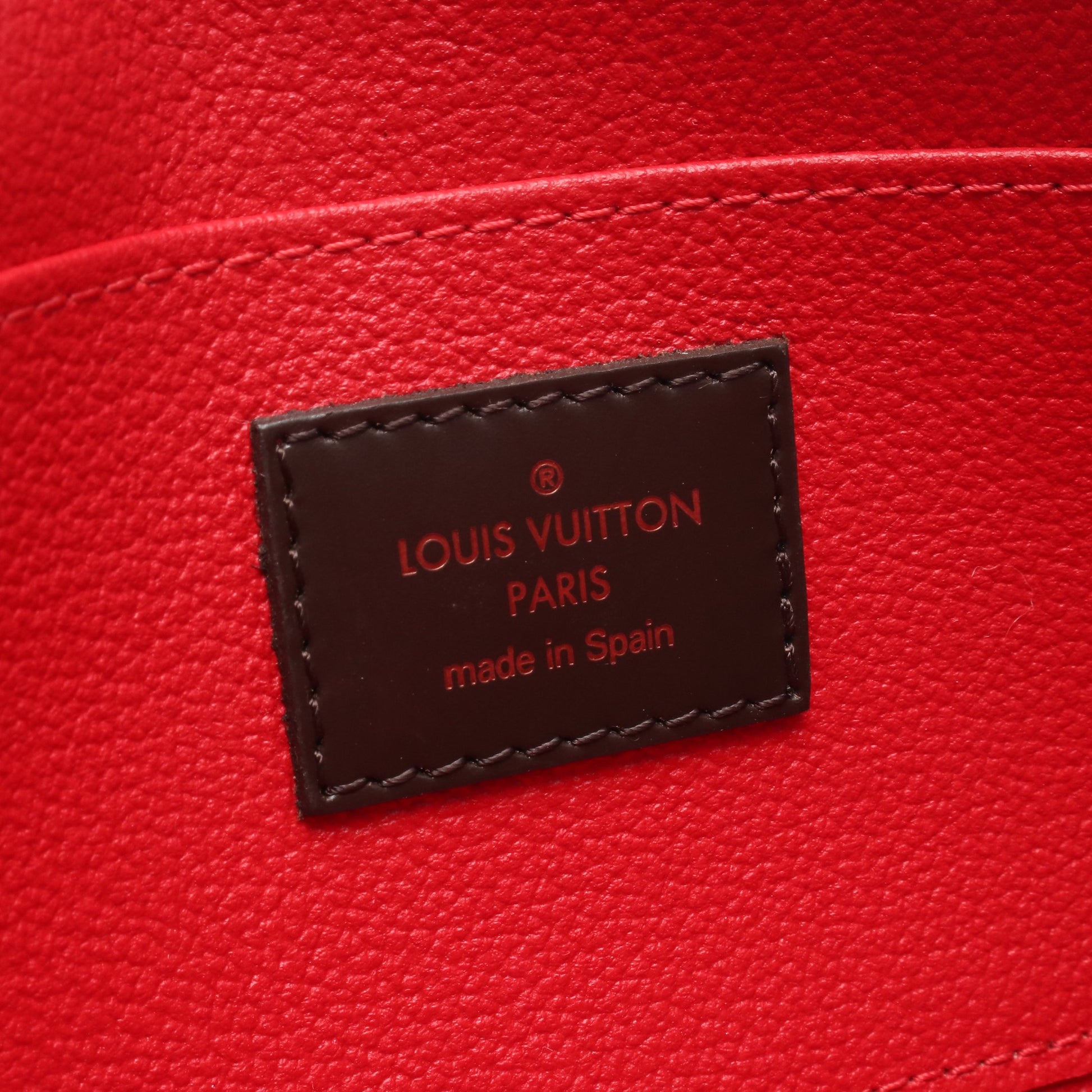 ポシェット コスメティック ダミエエベヌ コスメポーチ PVC ブラウン  