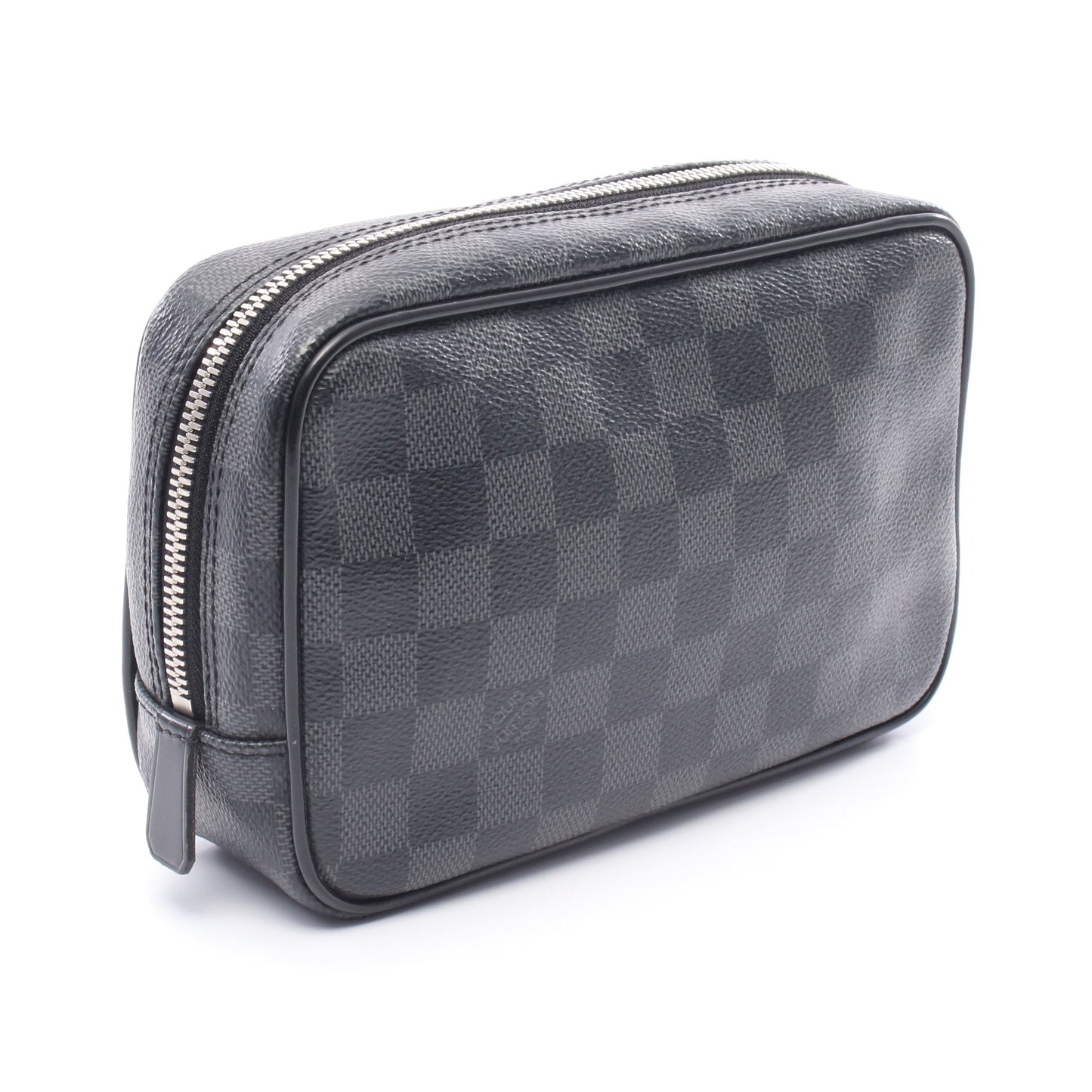 トゥルーストワレPM ダミエグラフィット ポーチ PVC レザー ブラック ルイヴィトン 財布・小物 LOUIS VUITTON