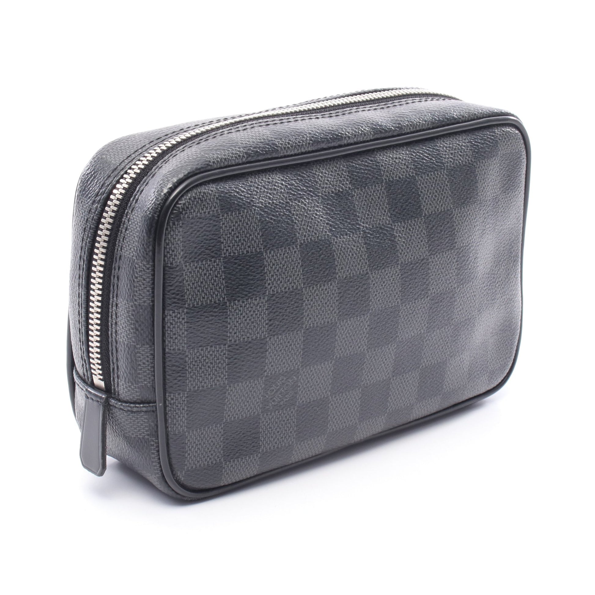トゥルーストワレPM ダミエグラフィット ポーチ PVC レザー ブラック ルイヴィトン 財布・小物 LOUIS VUITTON