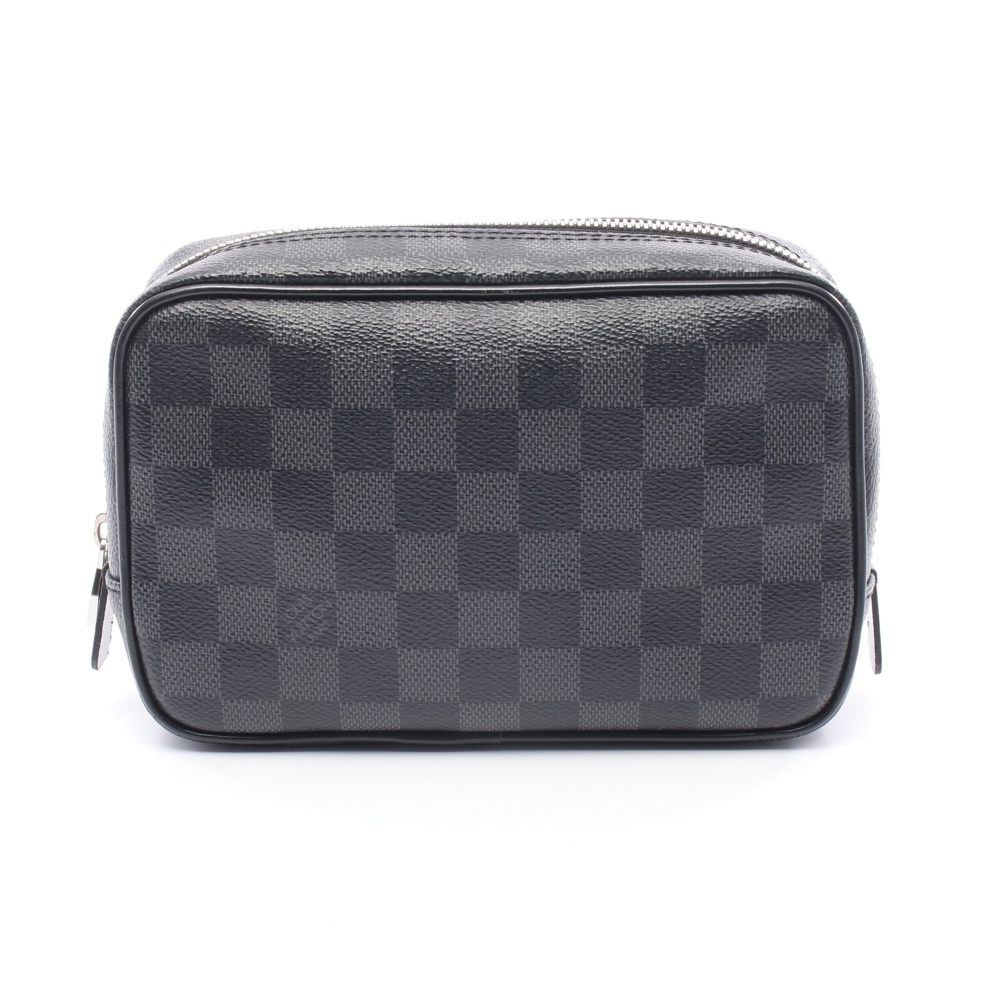 トゥルーストワレPM ダミエグラフィット ポーチ PVC レザー ブラック ルイヴィトン 財布・小物 LOUIS VUITTON