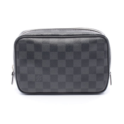 トゥルーストワレPM ダミエグラフィット ポーチ PVC レザー ブラック ルイヴィトン 財布・小物 LOUIS VUITTON