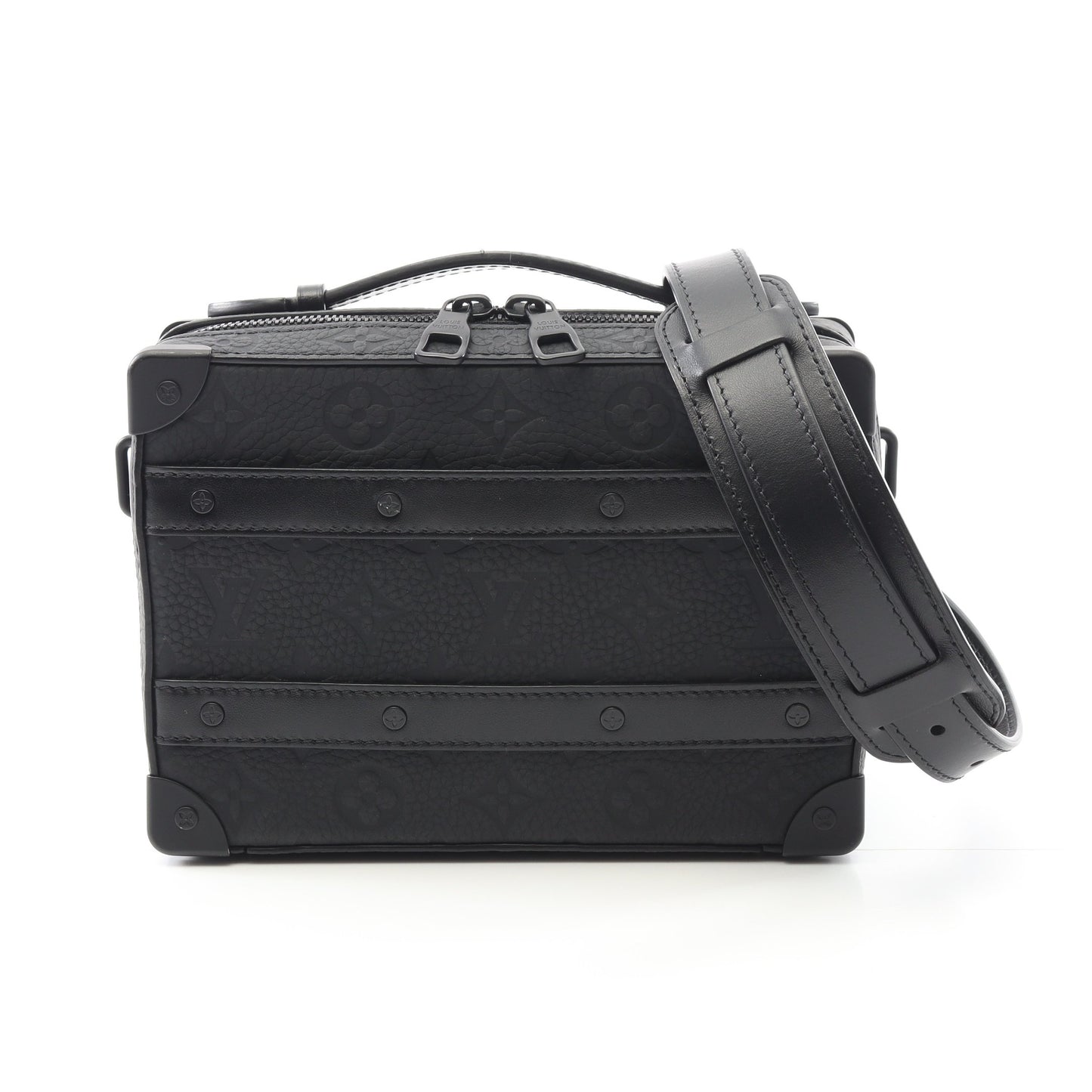 ハンドル ソフトトランク モノグラムトリヨン ショルダーバッグ レザー ブラック 2WAY ルイヴィトン バッグ LOUIS VUITTON