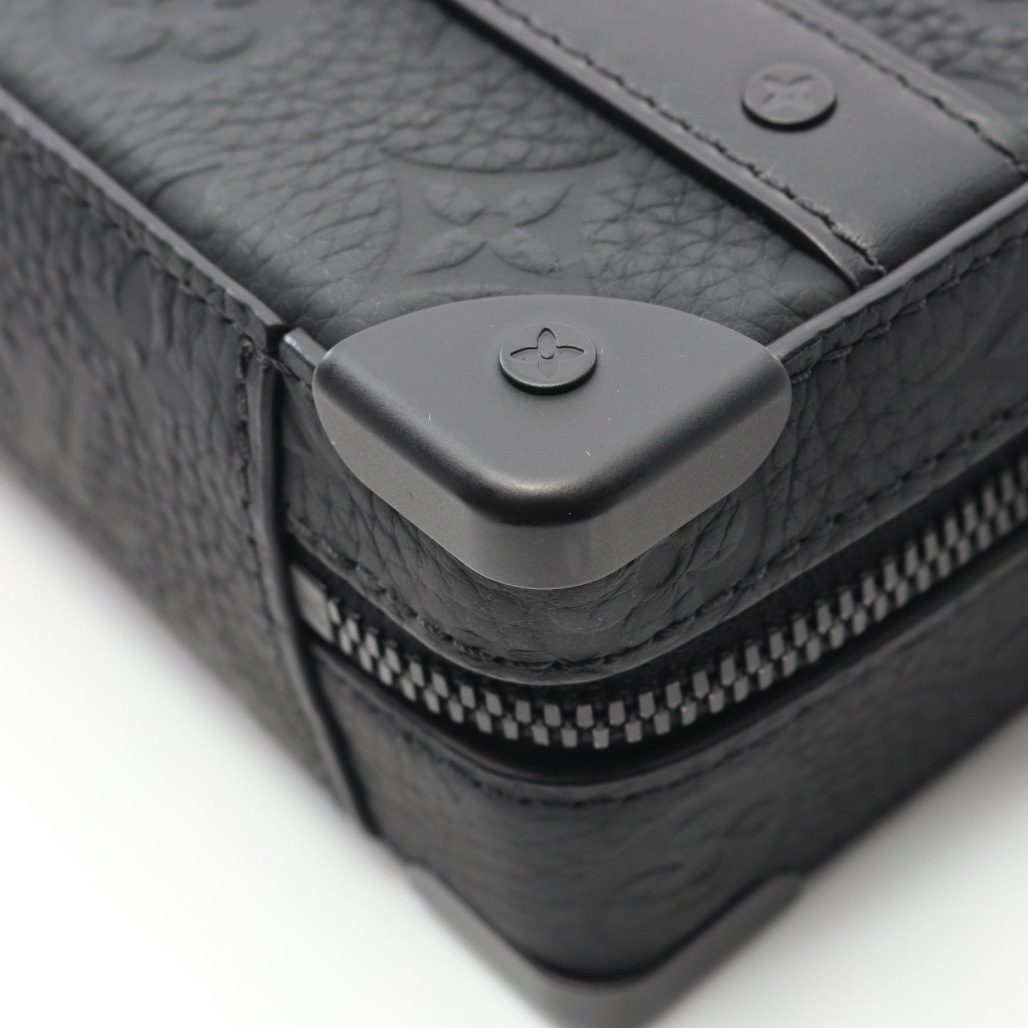 ハンドル ソフトトランク モノグラムトリヨン ショルダーバッグ レザー  