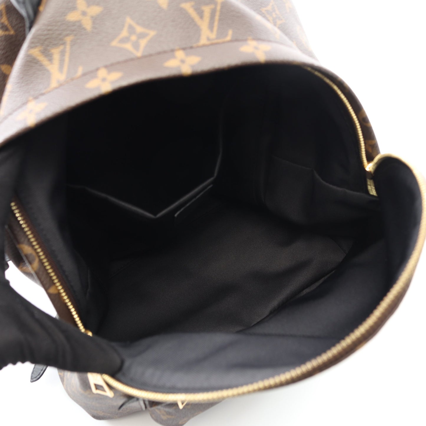 パームスプリングス バックパックMM モノグラム リュックサック PVC レザー ブラウン ルイヴィトン バッグ LOUIS VUITTON