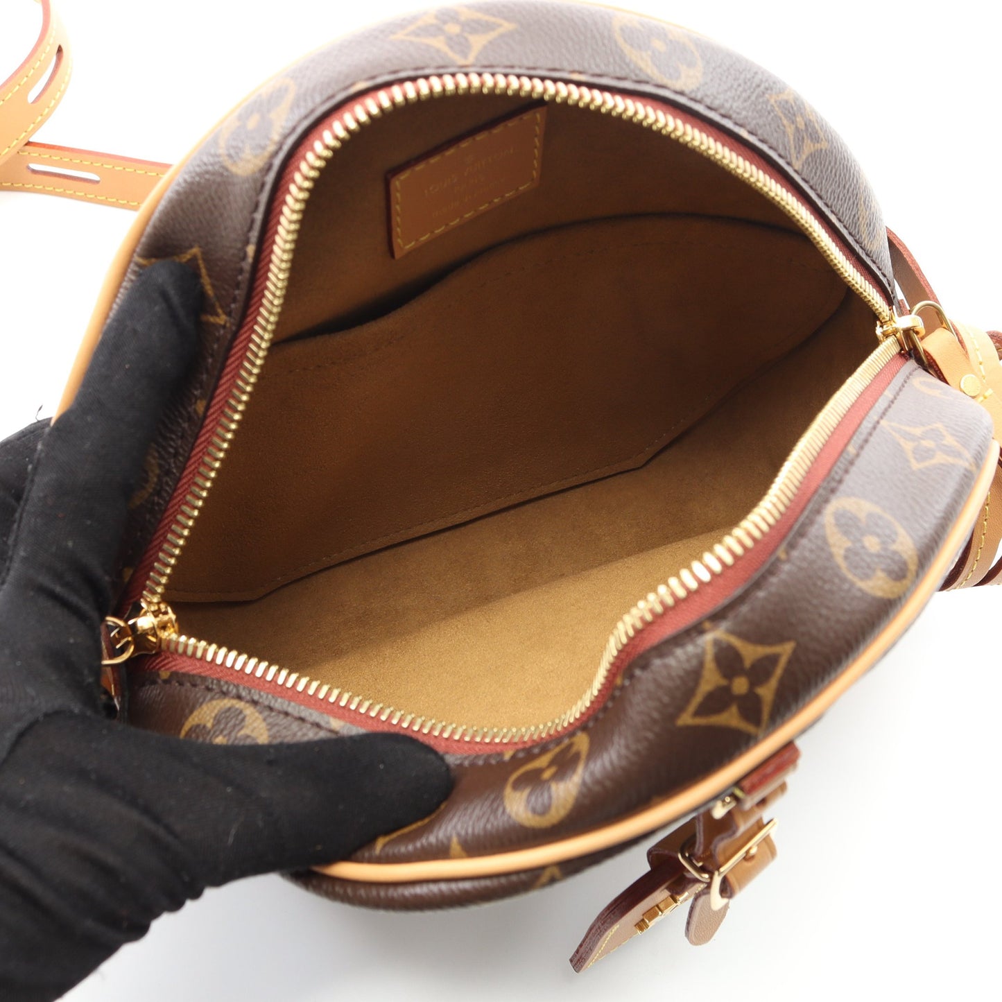 ボワット シャポー スープルMM モノグラム ショルダーバッグ PVC レザー ブラウン ルイヴィトン バッグ LOUIS VUITTON