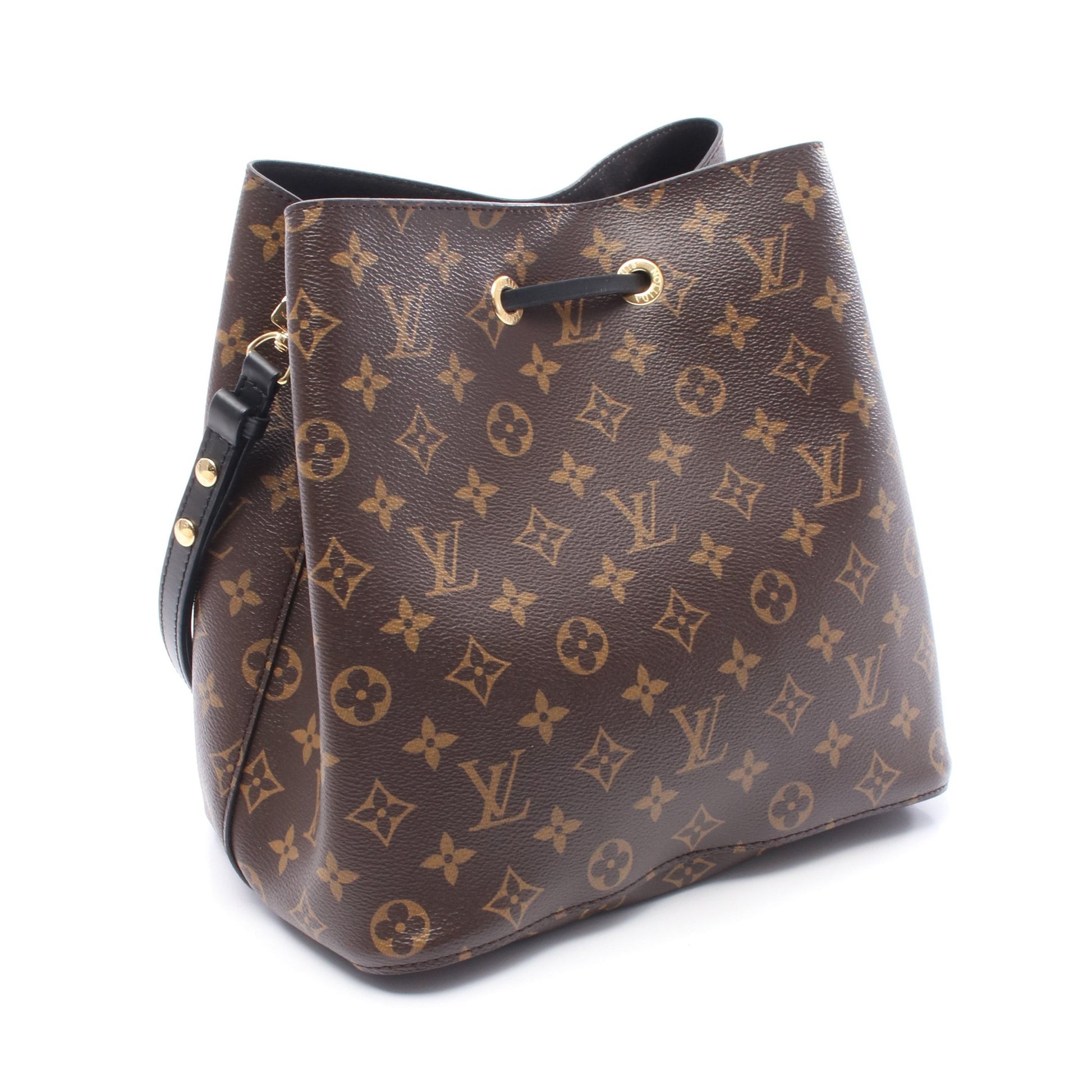 ネオノエ モノグラム ノワール ショルダーバッグ PVC レザー ブラウン ブラック ルイヴィトン バッグ LOUIS VUITTON