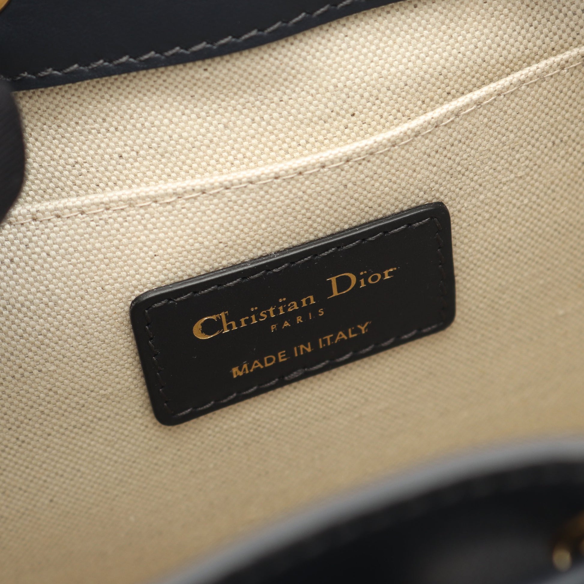 オブリーク バックパック リュックサック キャンバス レザー ベージュ ネイビー クリスチャンディオール バッグ Christian Dior