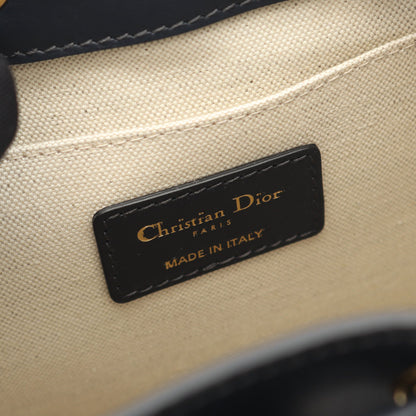 オブリーク バックパック リュックサック キャンバス レザー ベージュ ネイビー クリスチャンディオール バッグ Christian Dior
