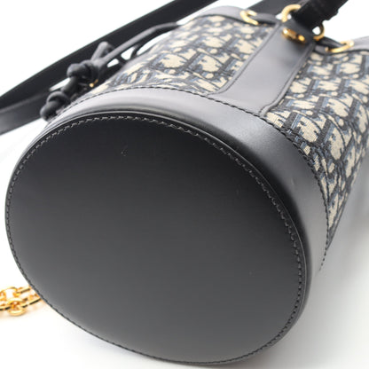 オブリーク バックパック リュックサック キャンバス レザー ベージュ ネイビー クリスチャンディオール バッグ Christian Dior