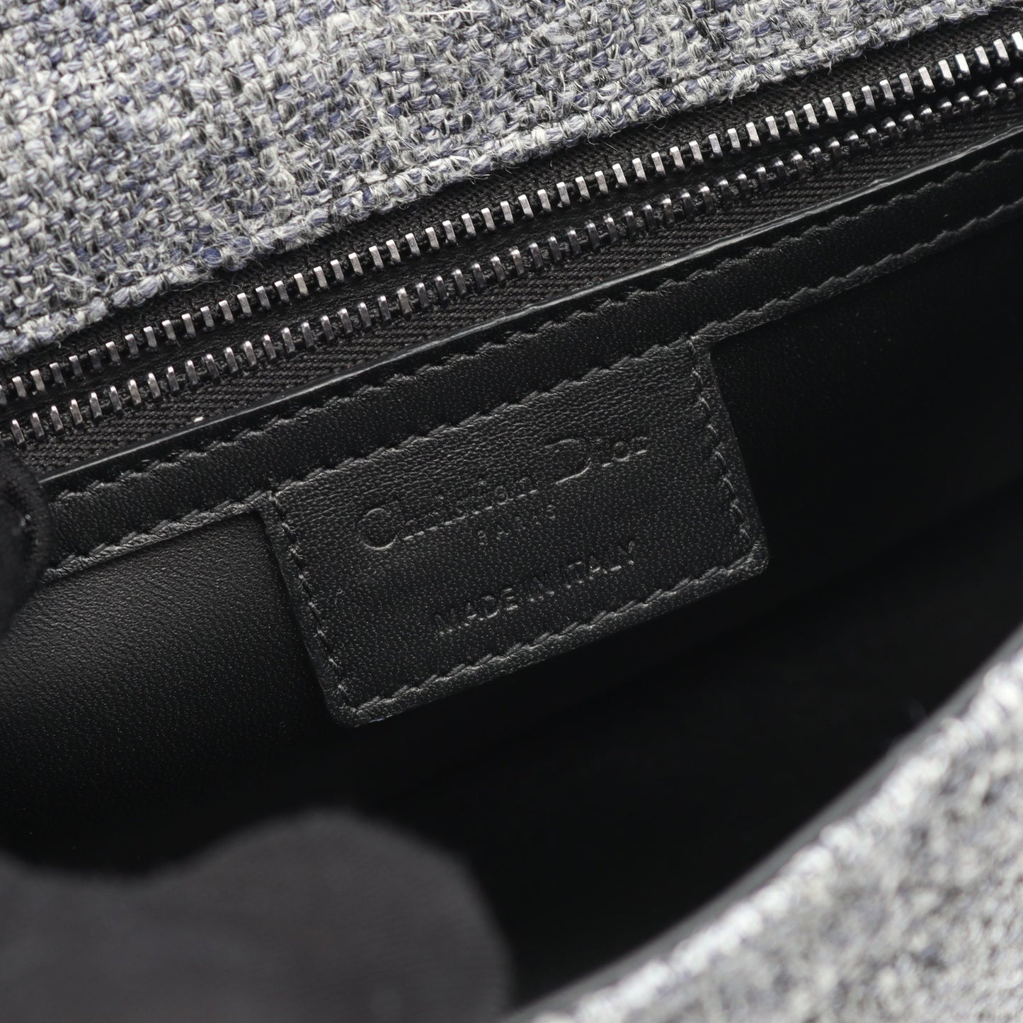CARO カロ 30モンテーニュ チェーンショルダーバッグ ツイード グレー クリスチャンディオール バッグ Christian Dior