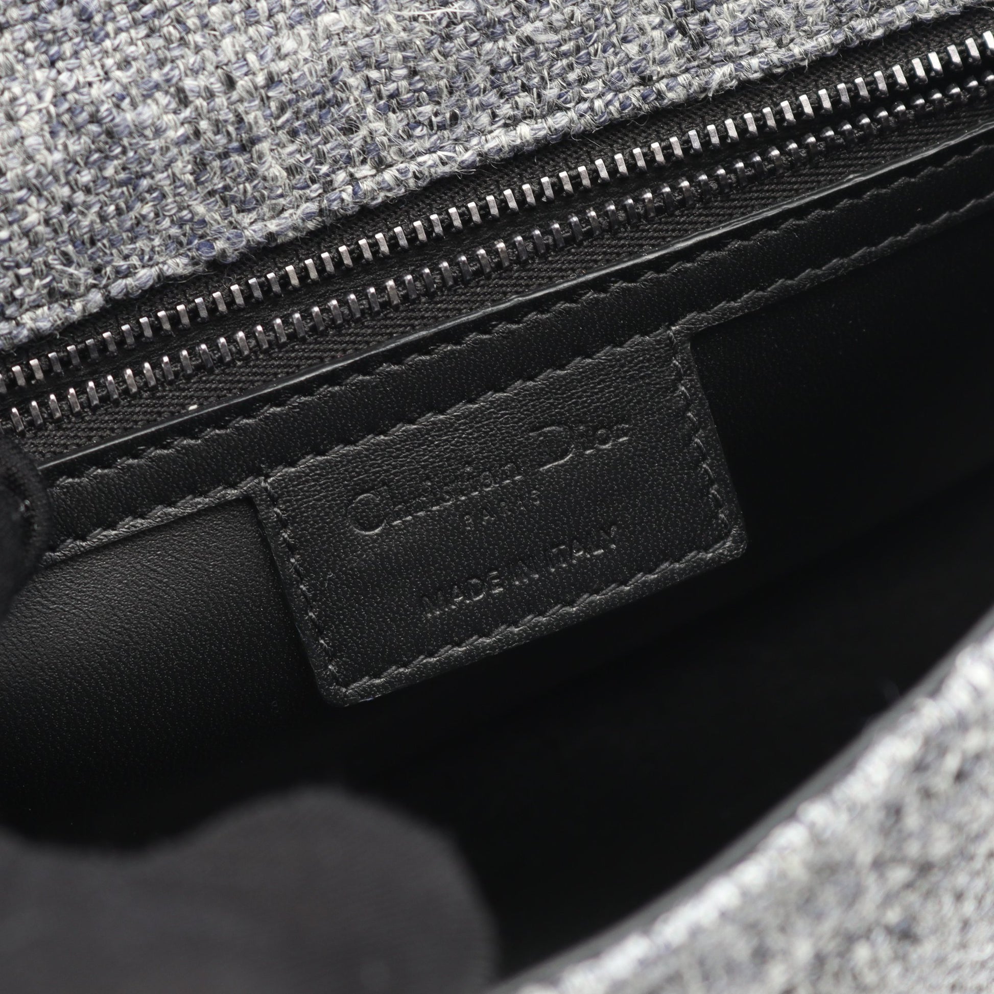 CARO カロ 30モンテーニュ チェーンショルダーバッグ ツイード グレー クリスチャンディオール バッグ Christian Dior