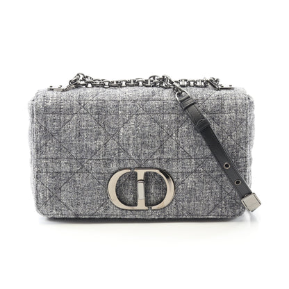 CARO カロ 30モンテーニュ チェーンショルダーバッグ ツイード グレー クリスチャンディオール バッグ Christian Dior