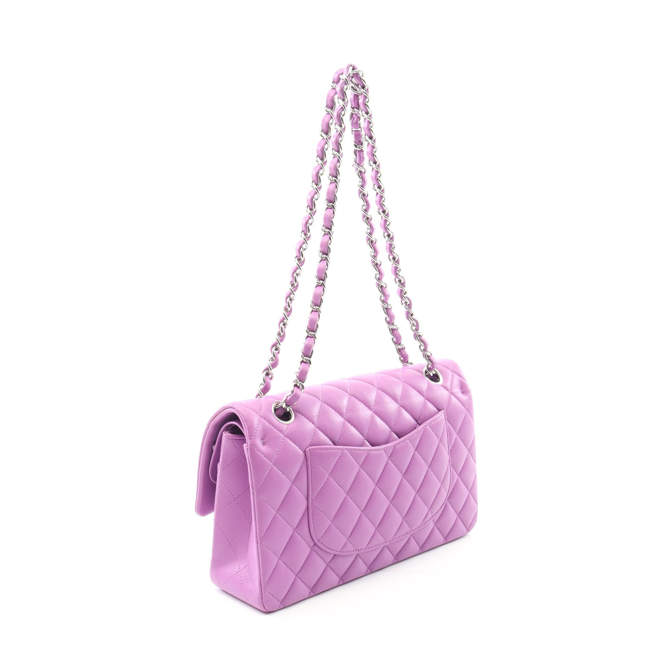 CHANEL シャネル【極美品】ダブルフラップ マトラッセ キャビアスキン 紫 楽天市場】マトラッセ ダブル フラップの通販