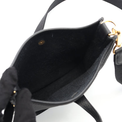 エヴリンTPM ショルダーバッグ トリヨンクレマンス ブラック ゴールド金具 W刻印 エルメス バッグ HERMES