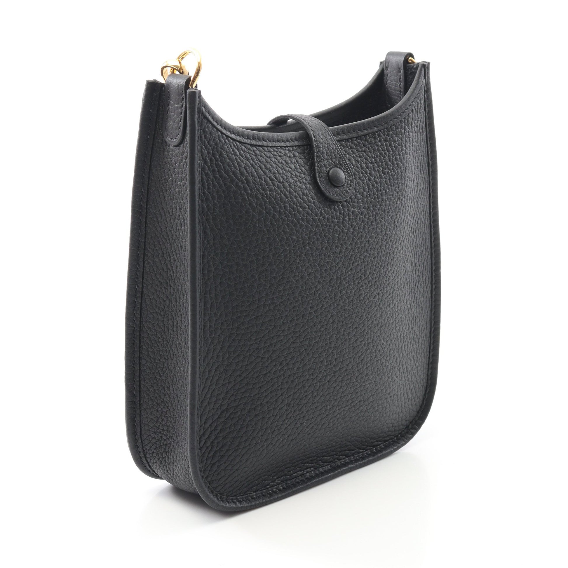エヴリンTPM ショルダーバッグ トリヨンクレマンス ブラック ゴールド金具 W刻印 エルメス バッグ HERMES