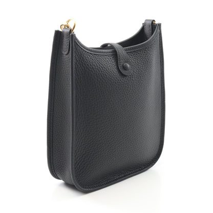 エヴリンTPM ショルダーバッグ トリヨンクレマンス ブラック ゴールド金具 W刻印 エルメス バッグ HERMES