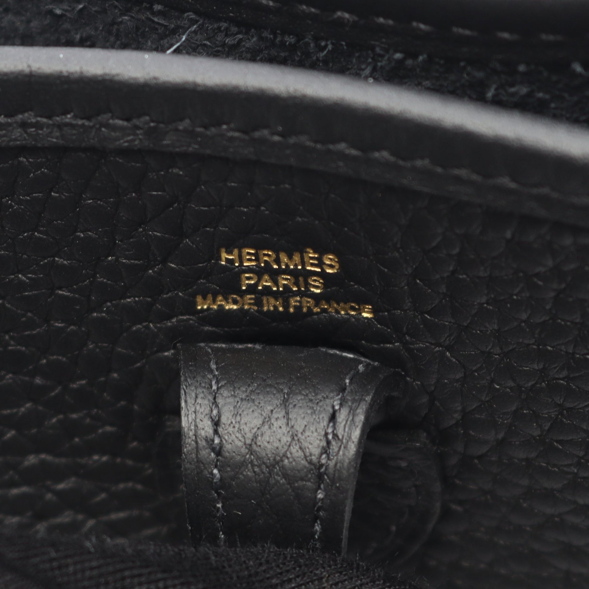 エヴリンTPM ショルダーバッグ トリヨンクレマンス ブラック ゴールド金具 W刻印 エルメス バッグ HERMES
