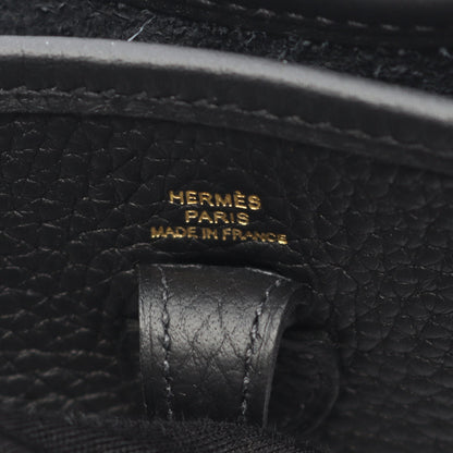 エヴリンTPM ショルダーバッグ トリヨンクレマンス ブラック ゴールド金具 W刻印 エルメス バッグ HERMES
