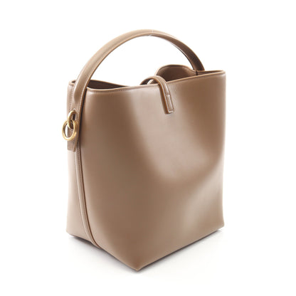 Le 37 ハンドバッグ レザー ブラウン 2WAY サンローランパリ バッグ SAINT LAURENT PARIS