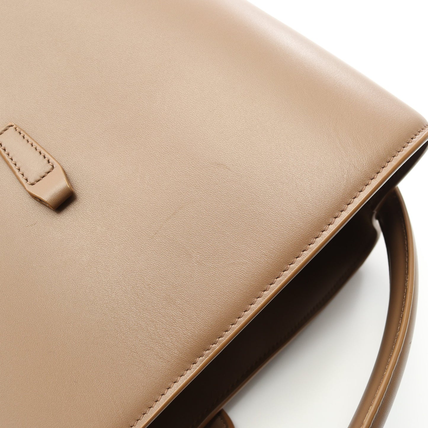 Le 37 ハンドバッグ レザー ブラウン 2WAY サンローランパリ バッグ SAINT LAURENT PARIS