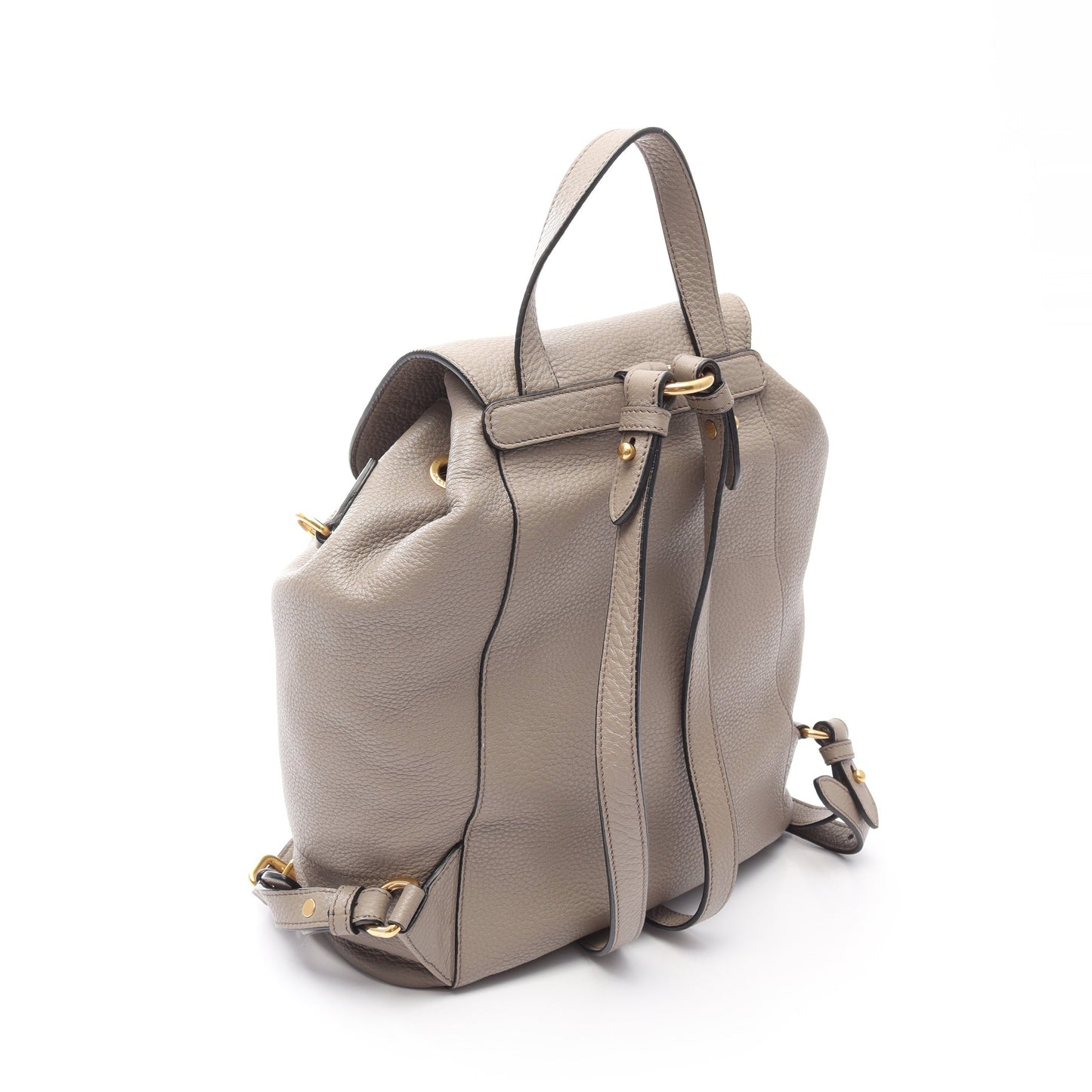 VIT DAINO バックパック リュックサック レザー グレーベージュ プラダ バッグ PRADA