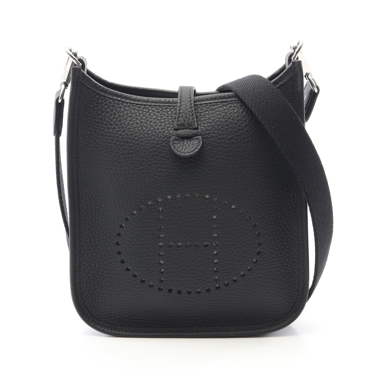 エヴリンTPM ショルダーバッグ トリヨンクレマンス ブラック シルバー金具 K刻印 エルメス バッグ HERMES
