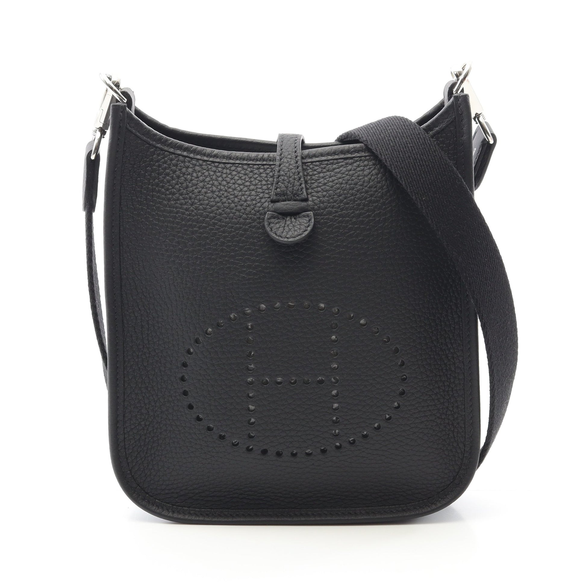 エヴリンTPM ショルダーバッグ トリヨンクレマンス ブラック シルバー金具 K刻印 エルメス バッグ HERMES