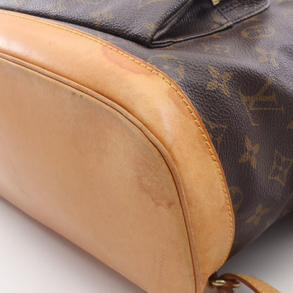 モンスリGM モノグラム バックパック リュックサック PVC レザー ブラウン ルイヴィトン バッグ LOUIS VUITTON