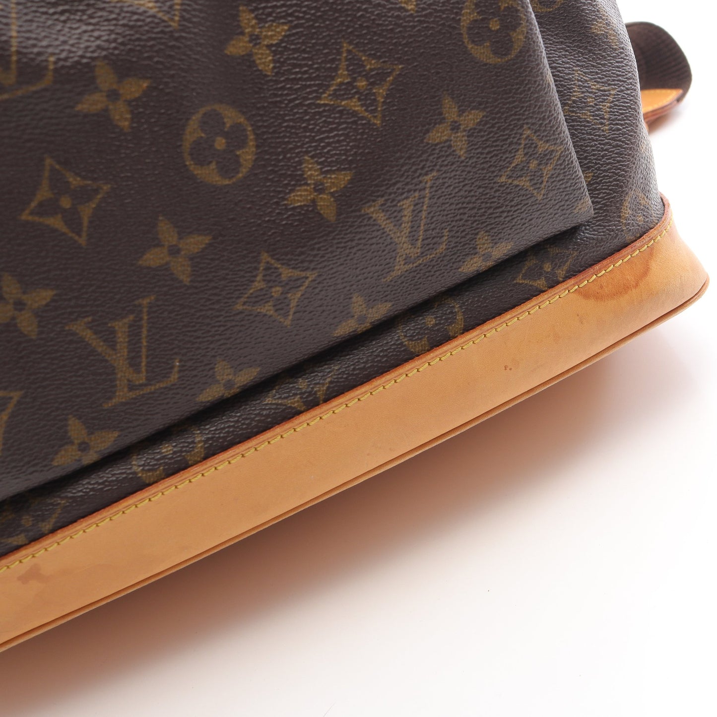 モンスリGM モノグラム バックパック リュックサック PVC レザー ブラウン ルイヴィトン バッグ LOUIS VUITTON