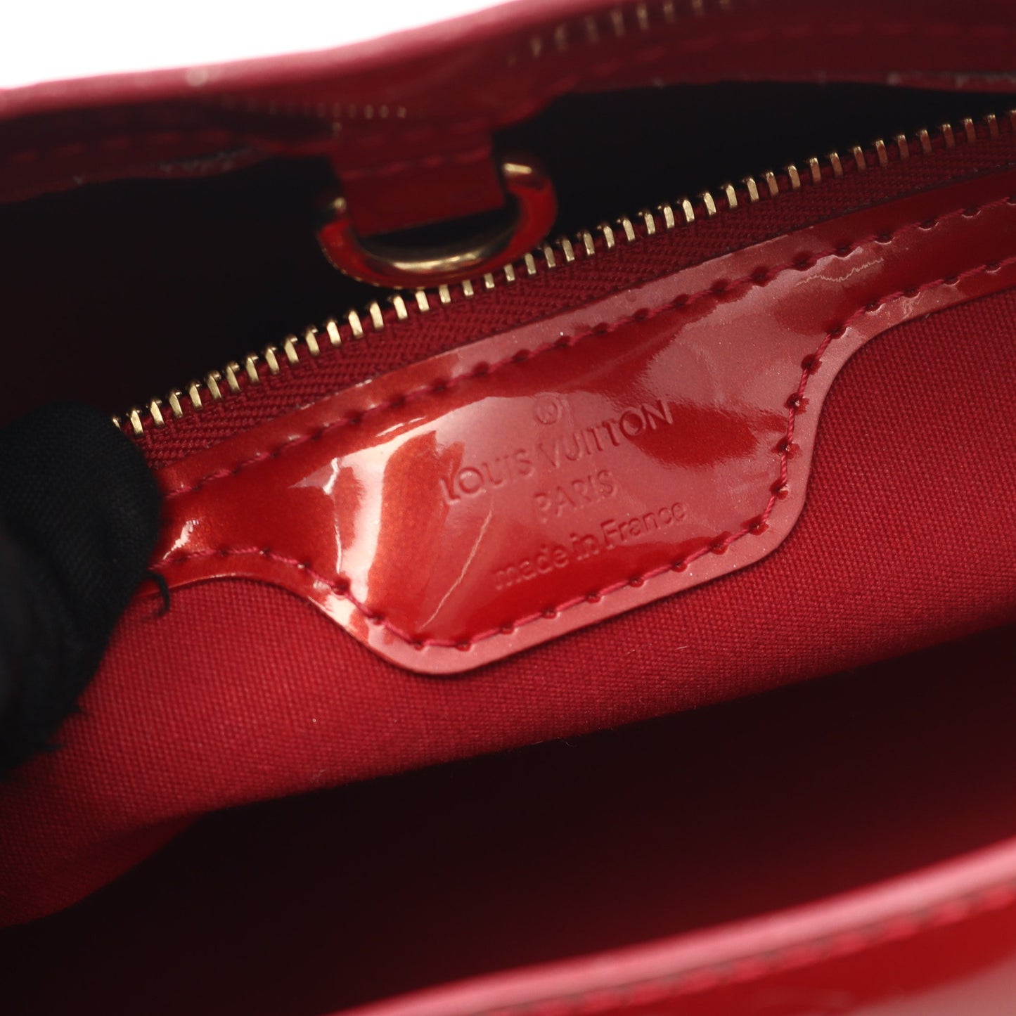 ウィルシャーPM モノグラムヴェルニ ポムダムール ハンドバッグ レザー レッド ルイヴィトン バッグ LOUIS VUITTON